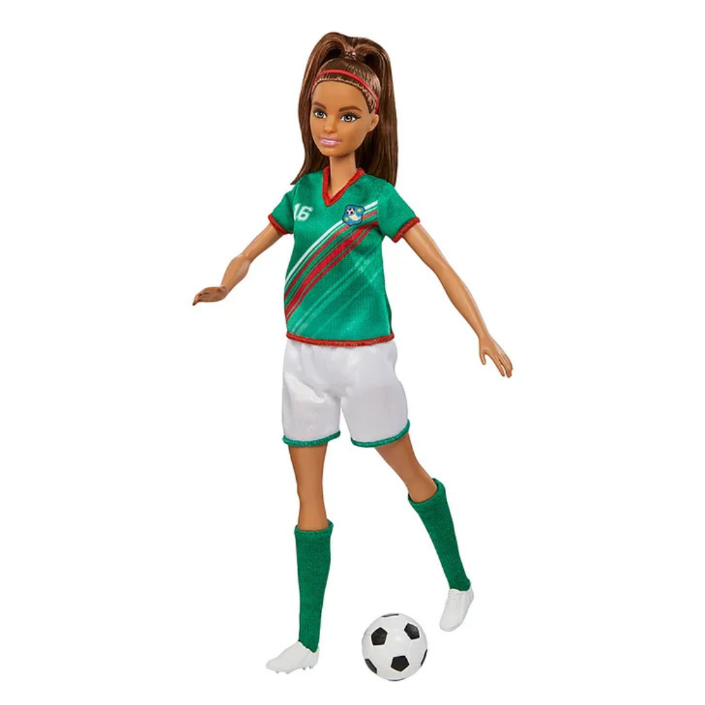 Barbie You Can Be Anything Soccer Player Doll - Height 30 cm