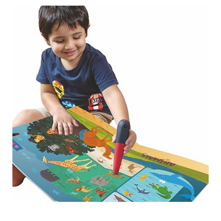 goDiscover SmartBook-2 Talking Learning Toy for Kids ,Fun & Easy Educational Toy Big Hard Cover Interactive Books