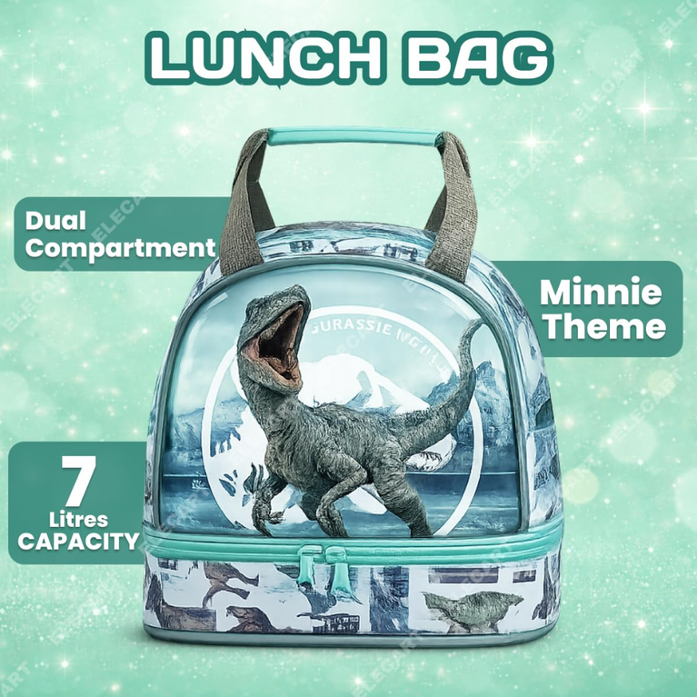 Kids Dinosaur Printed Lunch Bag