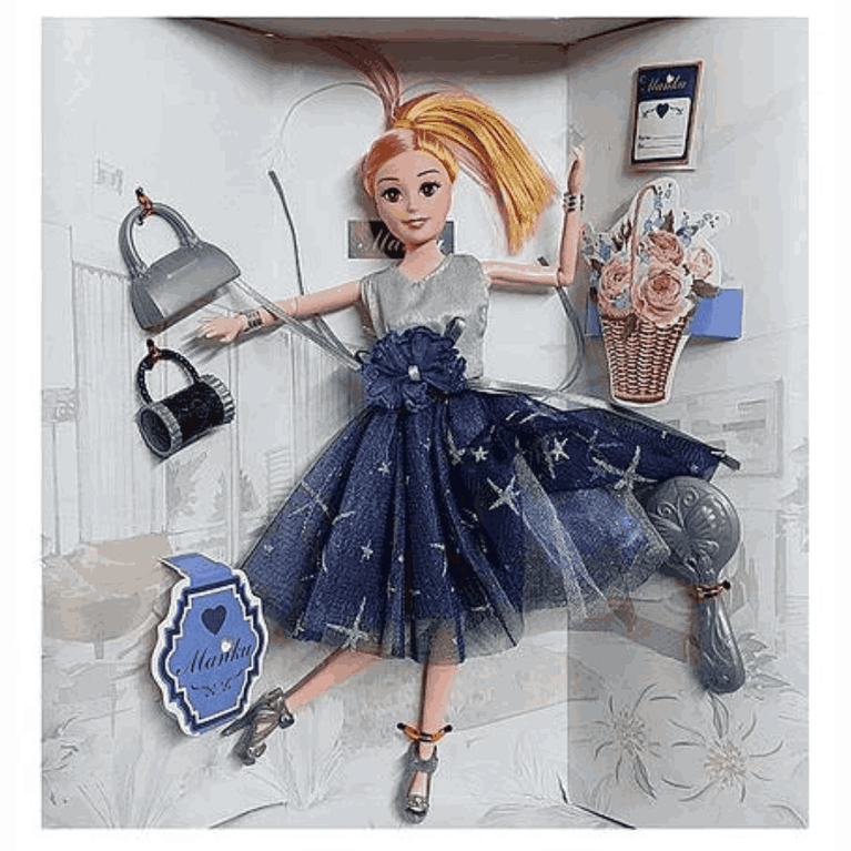 MANKU-BLUE PRINCESS DOLL