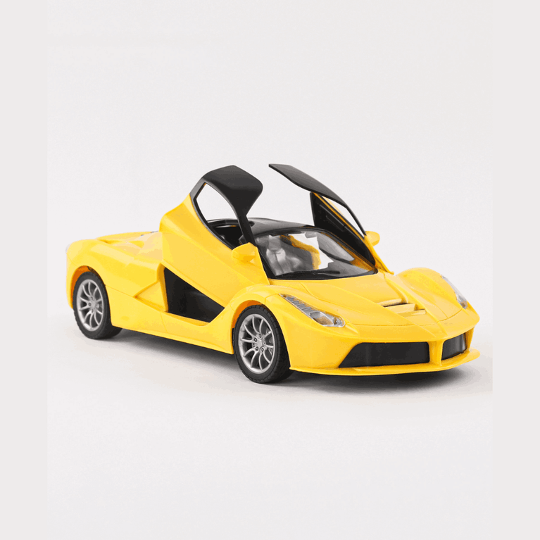 Remote Control Racing Car with Openable Doors Scale Ratio 1:16