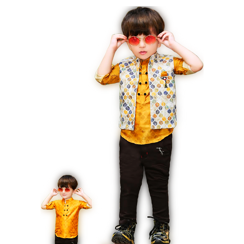 GOI-BOYS WAIST COAT SET 2002