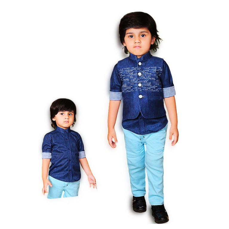 GOI-BOYS WAIST COAT SET 2201