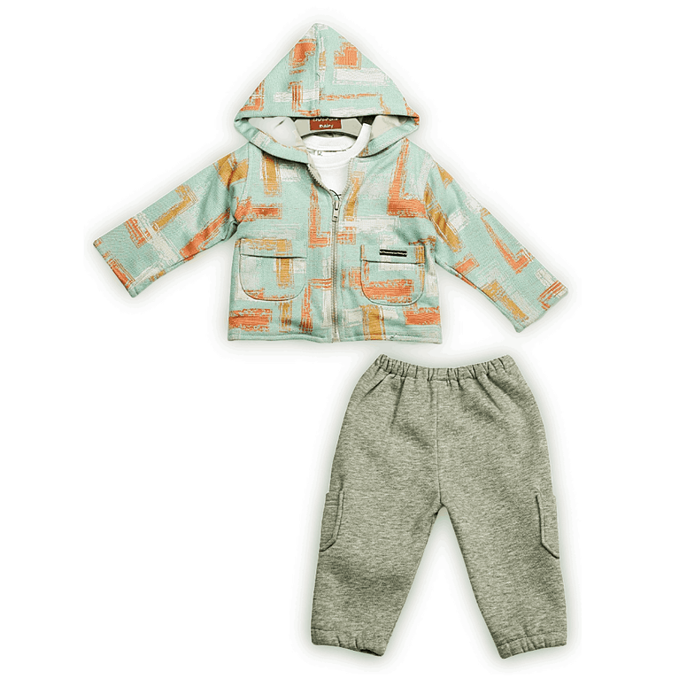 CB-F/S INFANT JACKET WITH HOODIE SET 2216