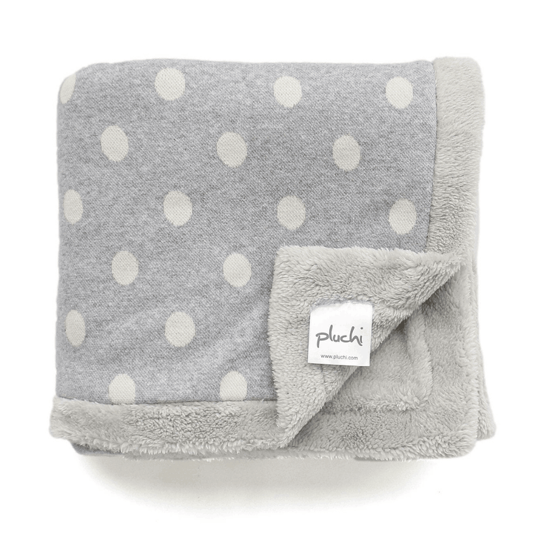 PLUCHI-BABY BLANKET DOTS PRINT