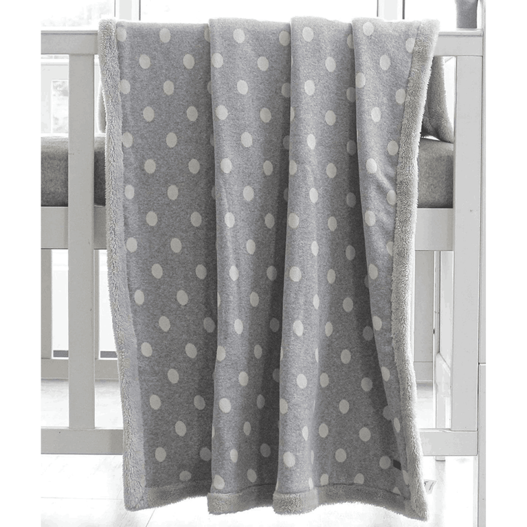 PLUCHI-BABY BLANKET DOTS PRINT