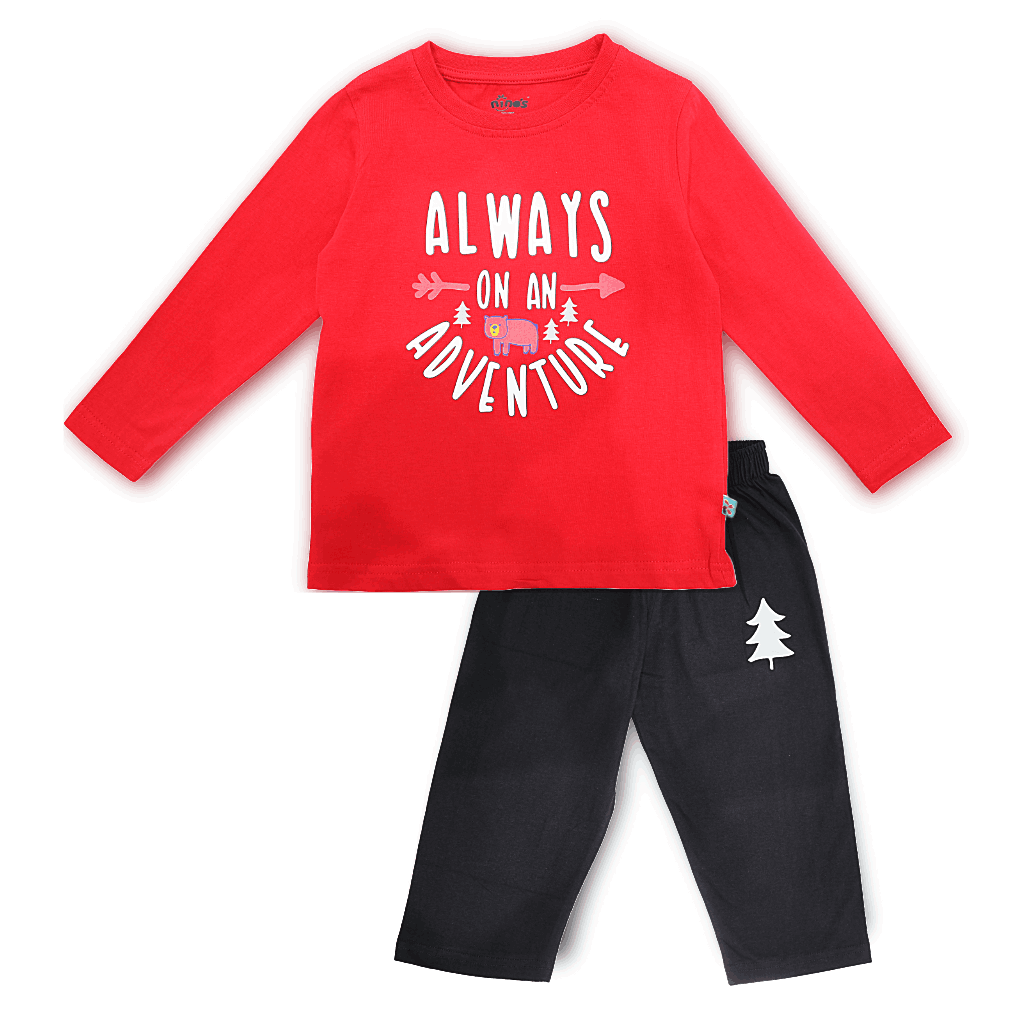 NINOS-F/S BOYS SET ALWAYS ON AN ADVENTURE