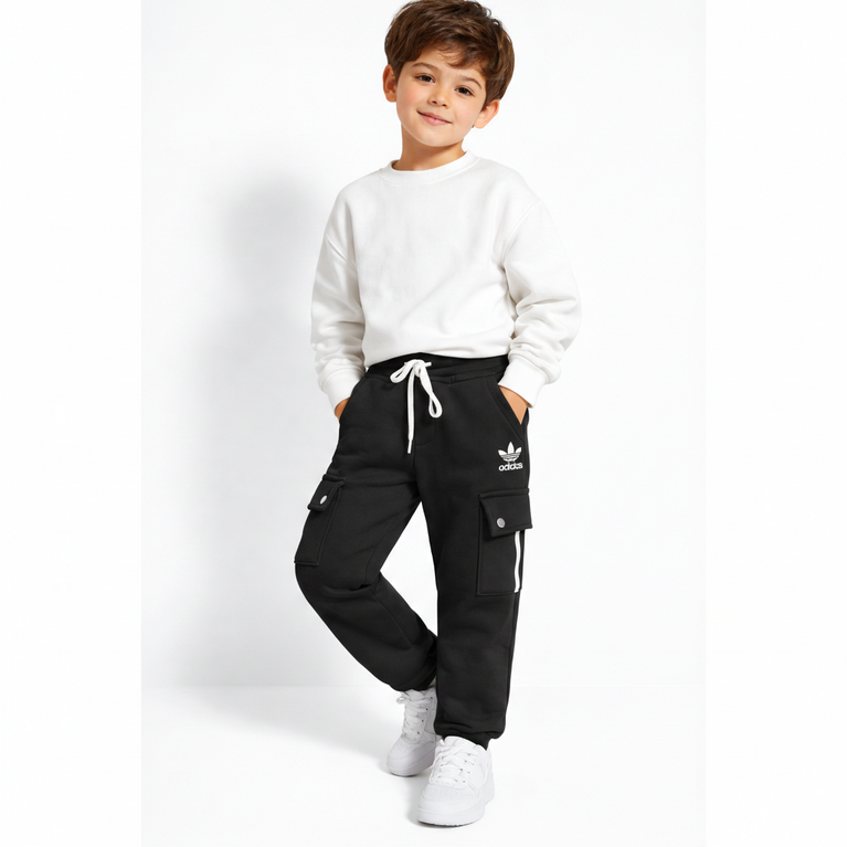 Kids' Adidas Active Winter Cargo Pants | Fleece-Insulated Sport Joggers