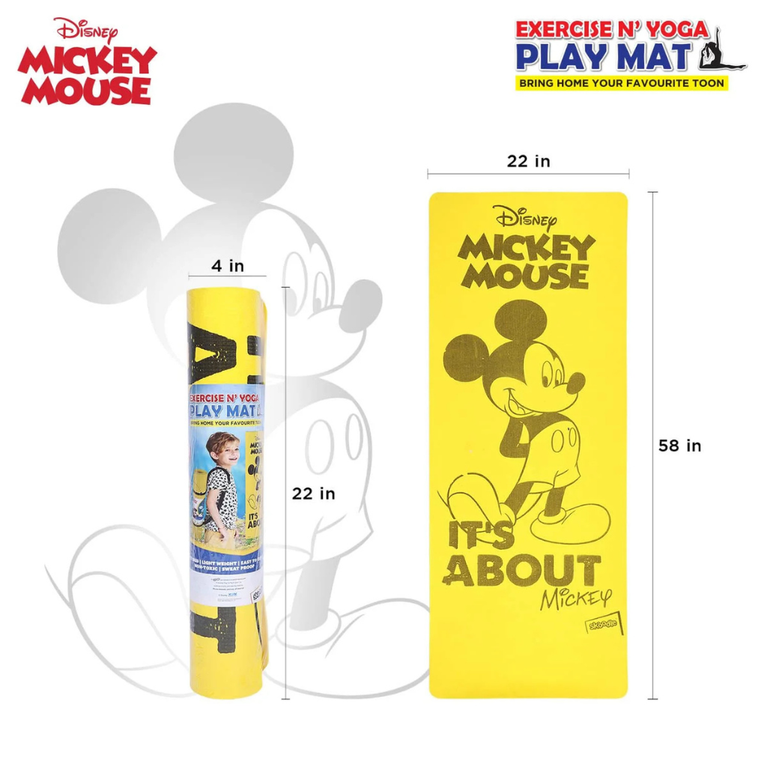 SKOODLE Kids Mickey Mouse Printed Anti Slip Mat