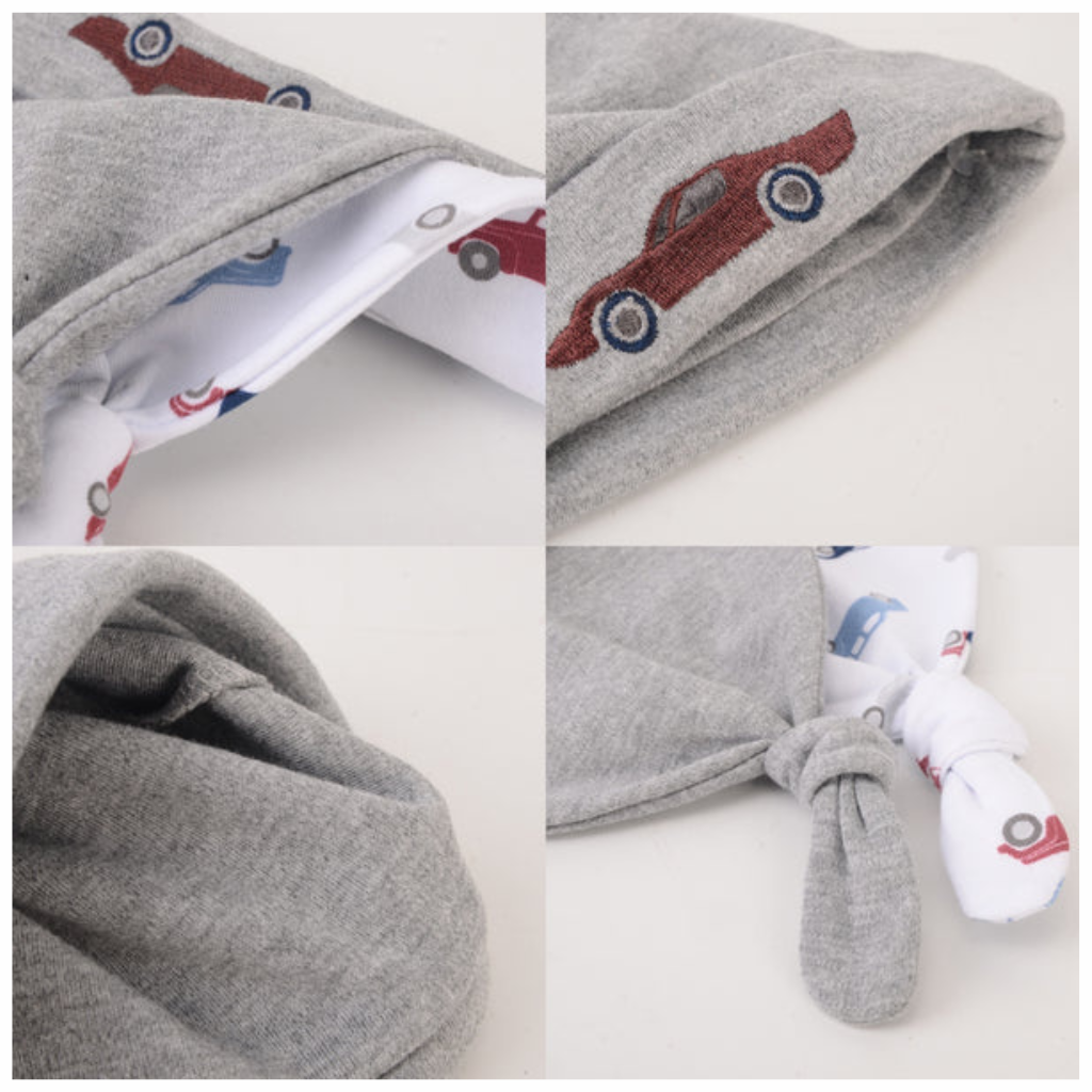 LH-HUDSON BABY CAP WITH SOCKS CAR