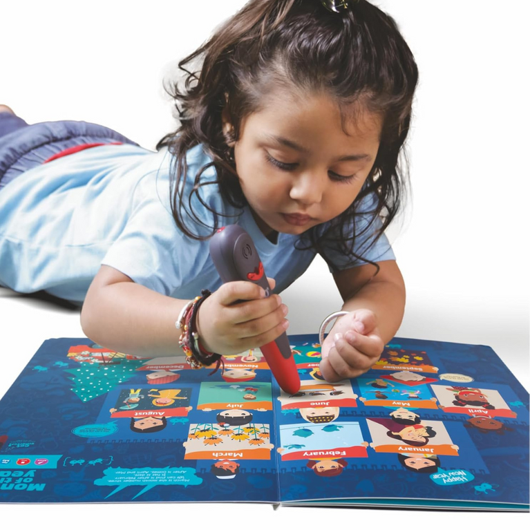 goDiscover SmartBook-2 Talking Learning Toy for Kids ,Fun & Easy Educational Toy Big Hard Cover Interactive Books
