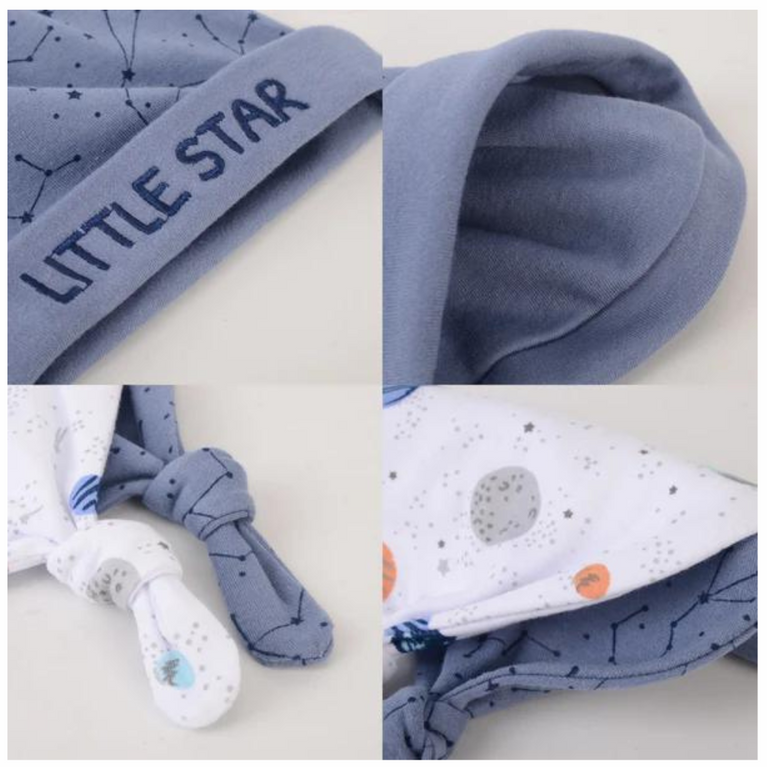 LH-HUDSON BABY CAP WITHSOCKS LITTILE STAR