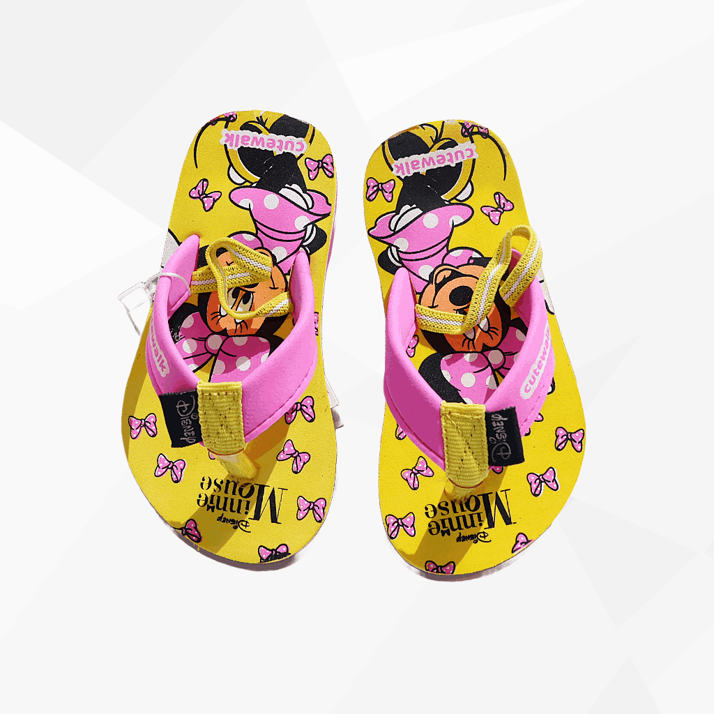 Kids Fun Mini Print Flip Flops