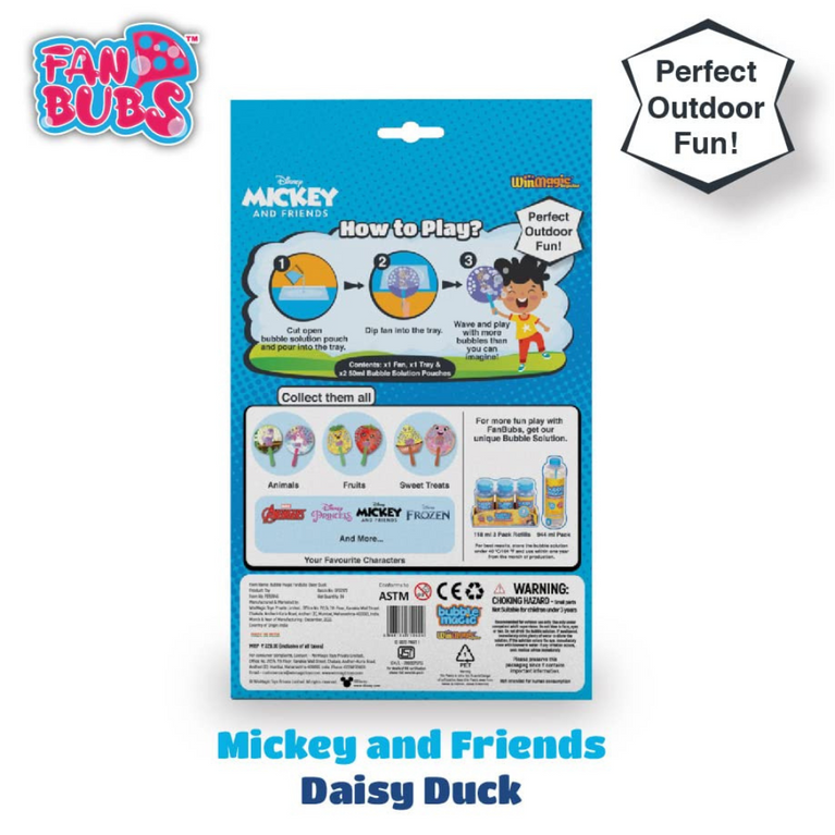 Bubble Magic- FanBubs Daisy Duck Theme For Kids 3 Years and Above