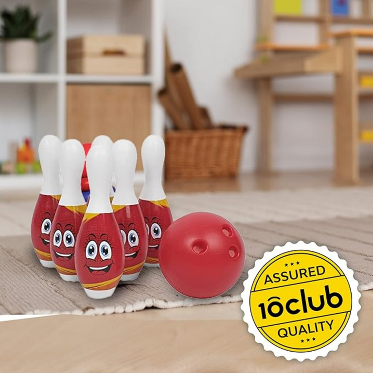 My Newborn Bowling Game Set for Kids | Non-Toxic Plastic Indoor Toy with Pins & Ball | 3+ Years