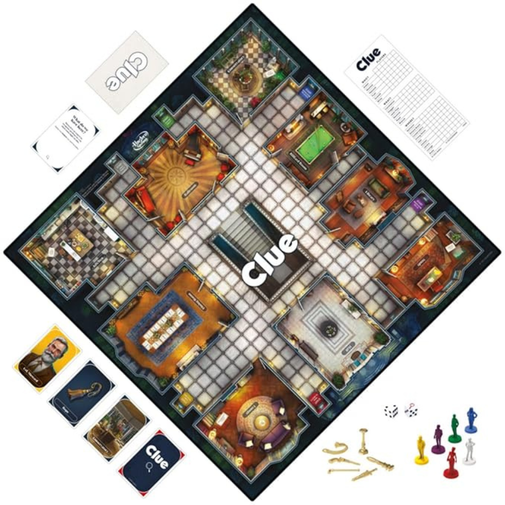 Hasbro Clue Mystery Board Game | 2-6 Players, Family & Kids