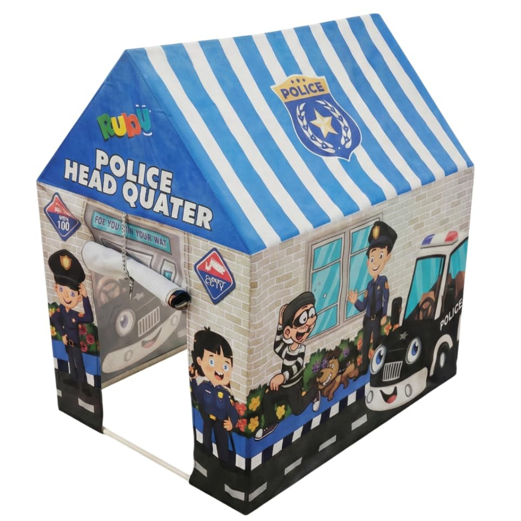 Ninos Police Adventure Kids Play Tent House for Boys & Girls