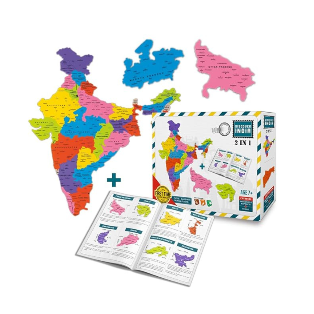 Discover India, Puzzles & Educational Learning Toy