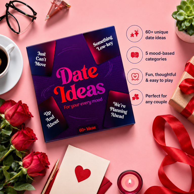 Date Ideas Card Game for Couples – 60+ Fun, Romantic & Creative Date Night Activities