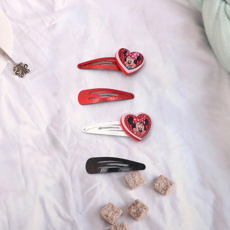 Minnie Mouse Fancy Hair Accessories Gift Set for Girls | Kids Styling Kit