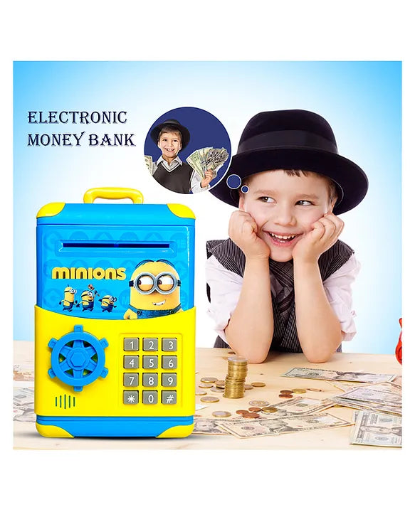 Ninos character Trolley Piggy Bank, Safe and Secure, Great for Kids' Savings for kids.
