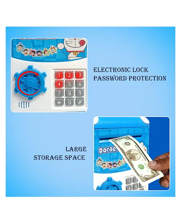Ninos character Trolley Piggy Bank, Safe and Secure, Great for Kids' Savings for kids.