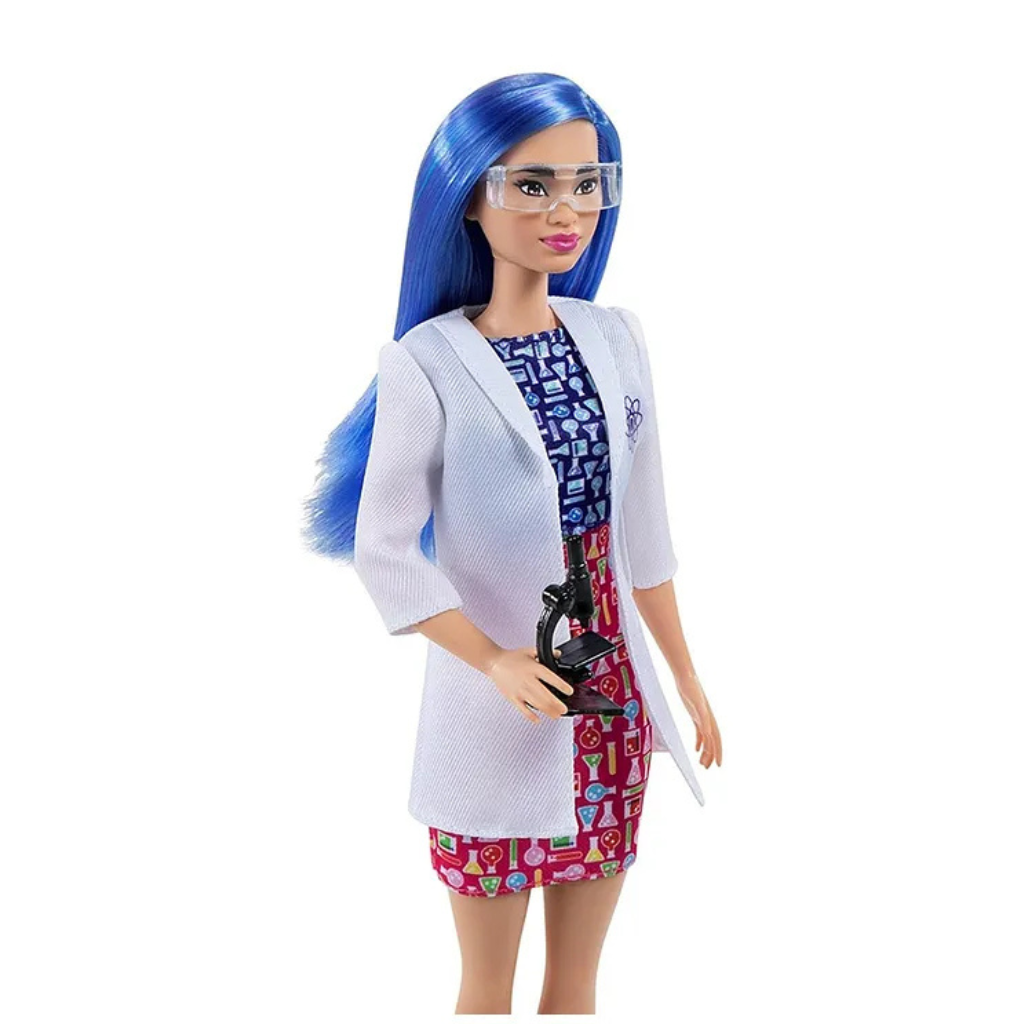 Barbie Scientist Doll, Lab Coat & Flats, Microscope Accessory - Height 30.4 cm