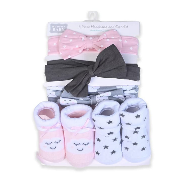 LH-HUDSON BABY HAIRBAND WITH SOCKS STAR