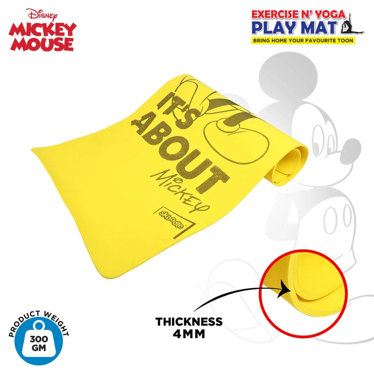 SKOODLE Kids Mickey Mouse Printed Anti Slip Mat