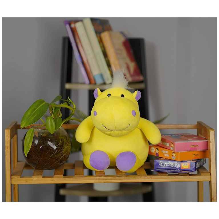 Winmagic- Furrendz Happy Hippo 10 Inch Plush Toy For Kids 1 Years and Above