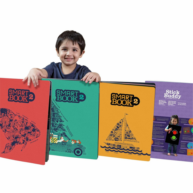 goDiscover SmartBook-2 Talking Learning Toy for Kids ,Fun & Easy Educational Toy Big Hard Cover Interactive Books