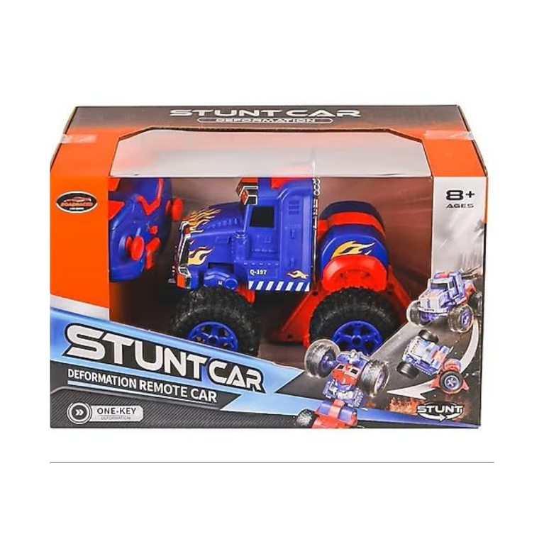 Kids Transform Remote Control Car 2-in-1 Convertible Robot Truck One Click Deformation RC Car with Rechargeable Battery