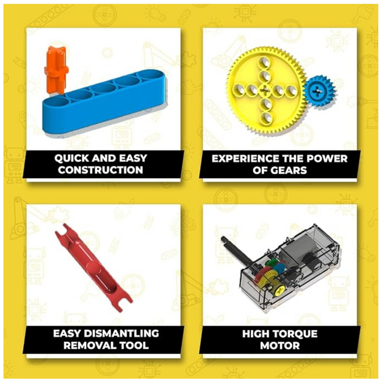 Blix Crawlers-Stem Toy, For 8+ Year Child, Educational Diy Building Set, Construction Toys