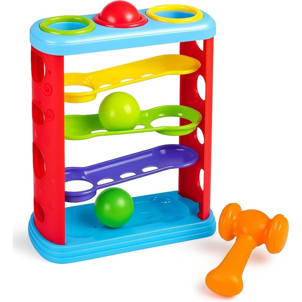 Hammer Ball Toy Baby Toys for Kids Knock Pounding Ball Hammering Knock Ball Toys for Kids Stacking Toys