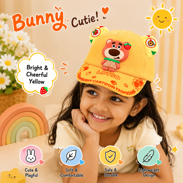 Ninos- Lotso Strawberry Bear Fancy Kids Cap