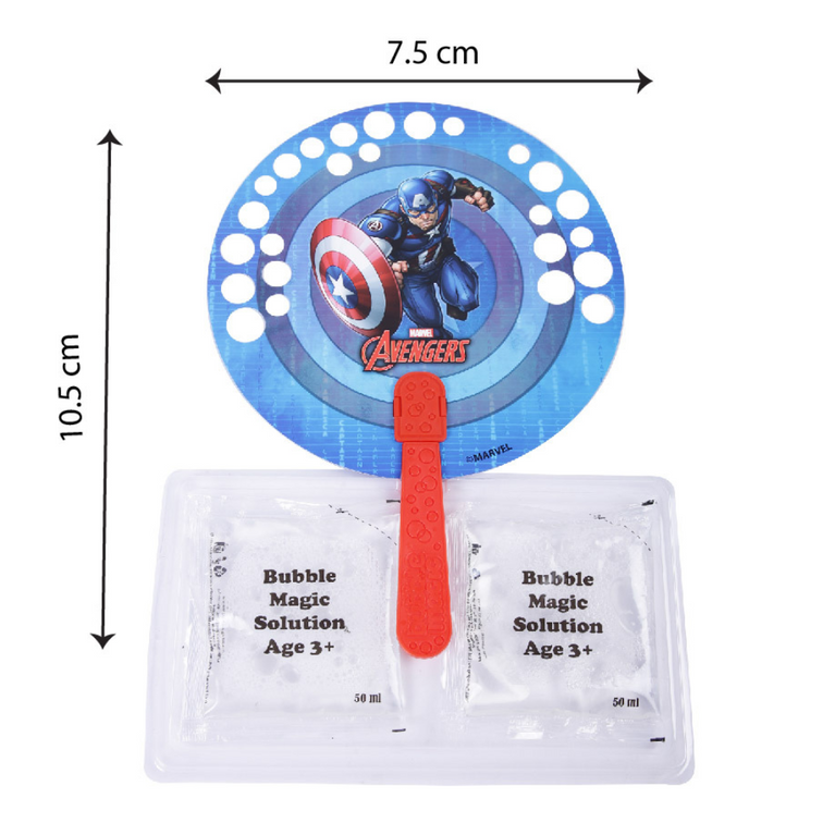 Bubble Magic- FanBubs Captain America Theme For Kids 3 Years and Above