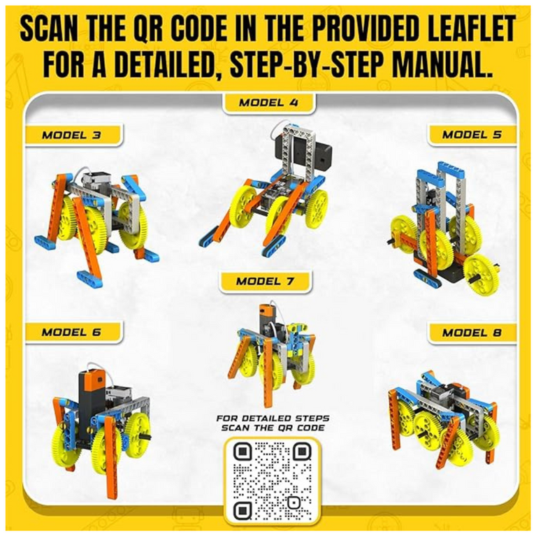 Blix Crawlers-Stem Toy, For 8+ Year Child, Educational Diy Building Set, Construction Toys