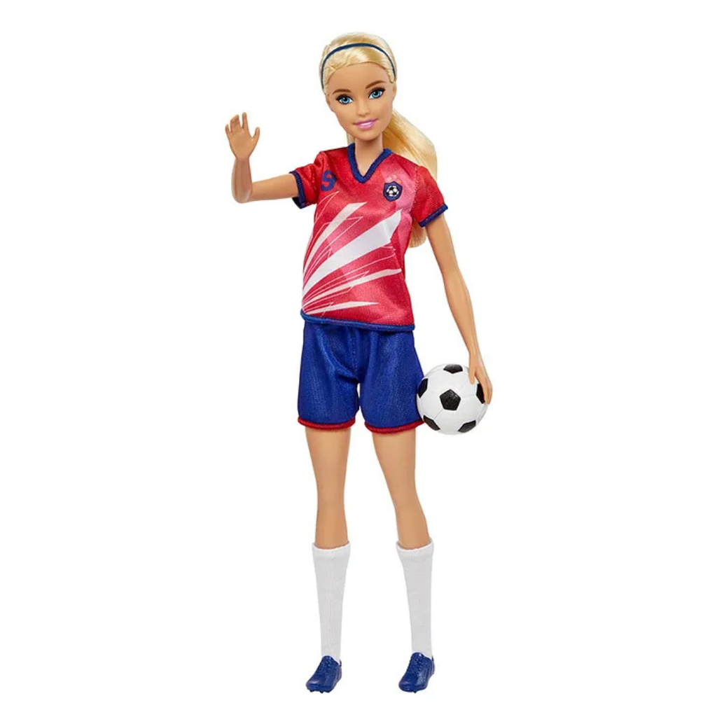 Barbie You Can Be Anything Soccer Player Doll - Height 30 cm