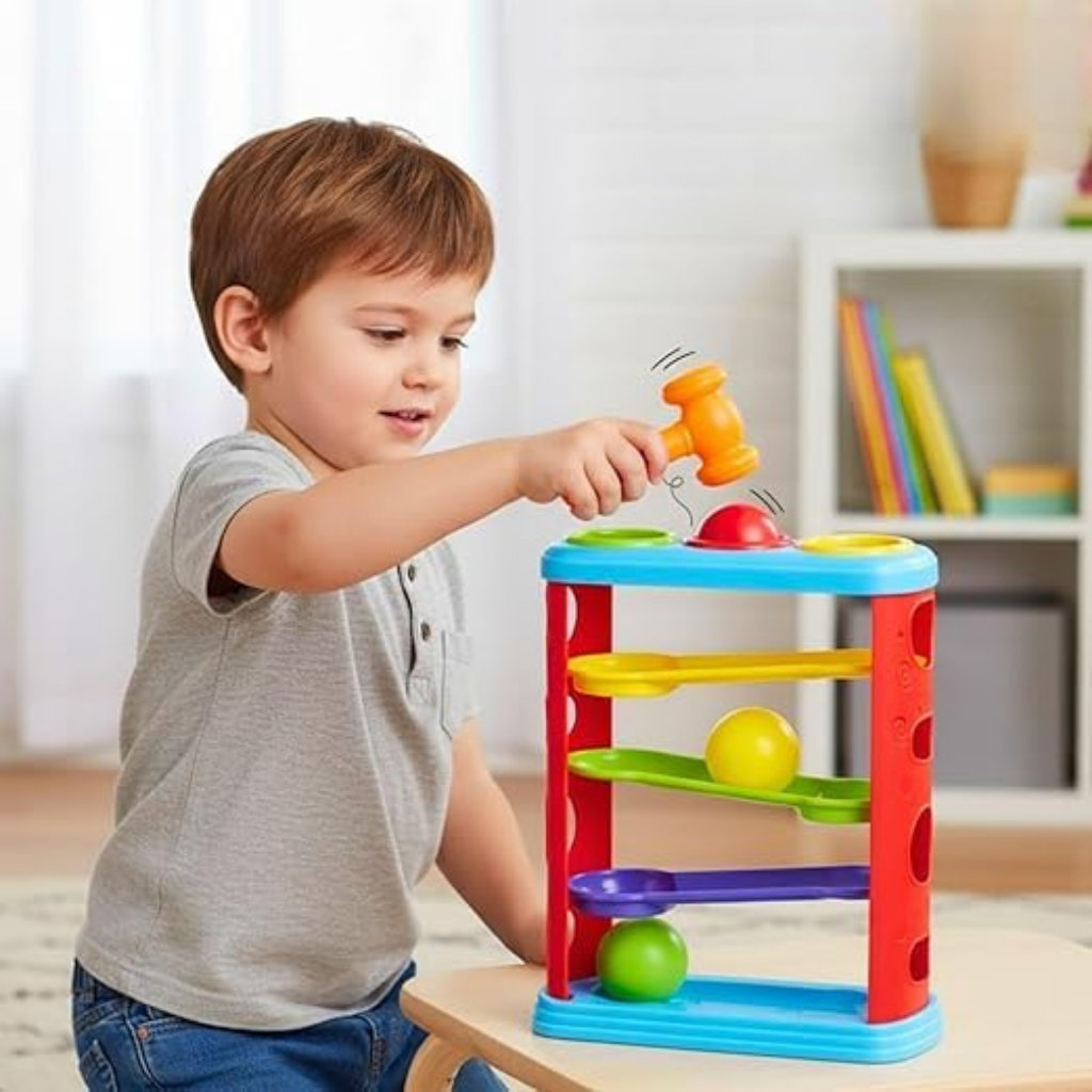 Hammer Ball Toy Baby Toys for Kids Knock Pounding Ball Hammering Knock Ball Toys for Kids Stacking Toys