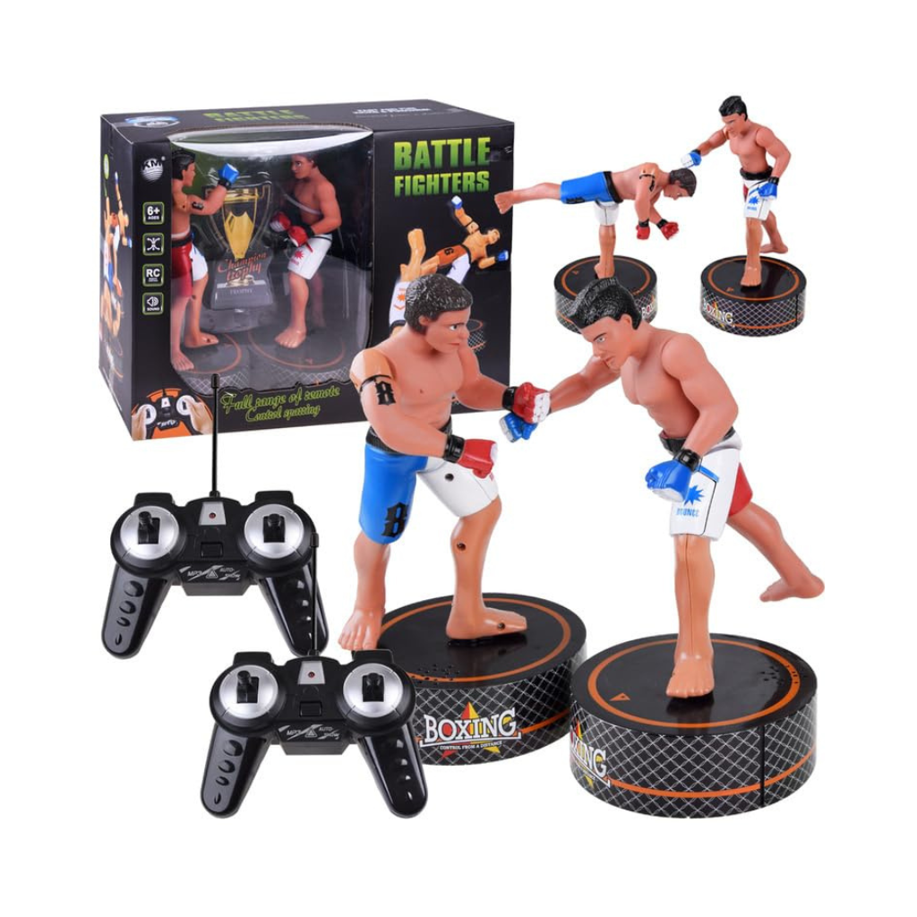 Ninos Worlds RC Boxing Fighters Toy with Remote Control – Battle Fighting Action Game Set
