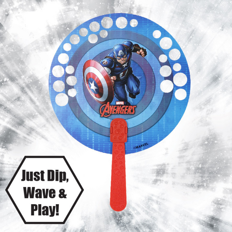 Bubble Magic- FanBubs Captain America Theme For Kids 3 Years and Above
