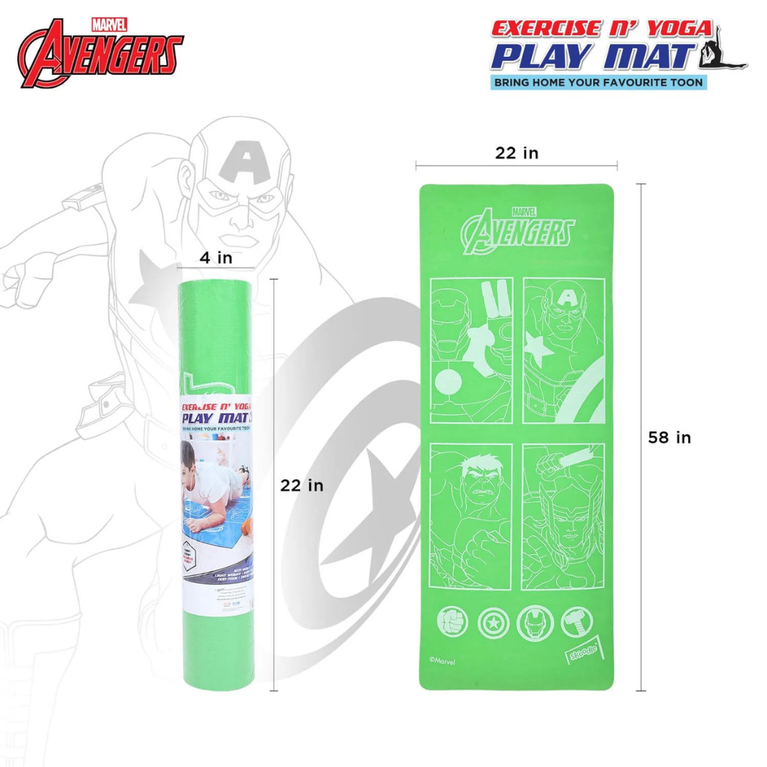 SKOODLE Kids Avengers Printed Anti Slip Mat