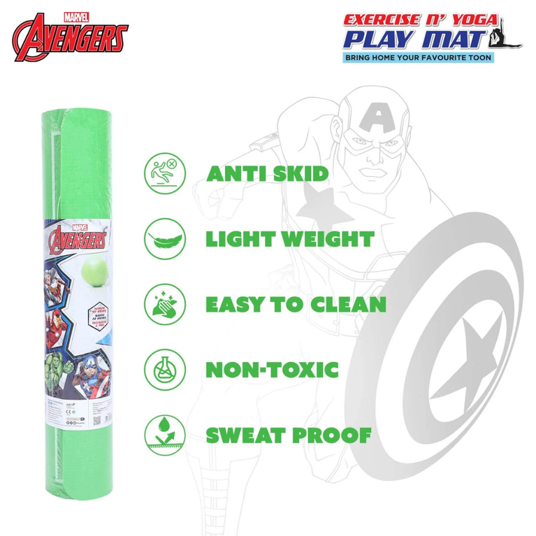 SKOODLE Kids Avengers Printed Anti Slip Mat