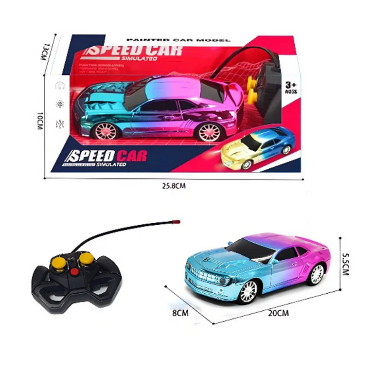 Multi shade Color Chevrolet Model Remote Control Speed Car with light +3years
