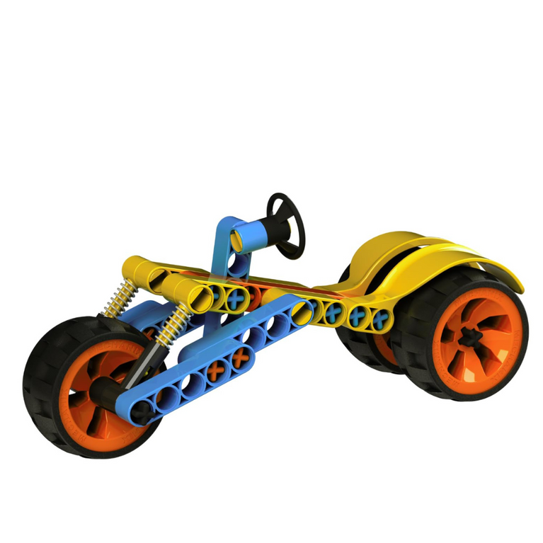 Blix Cars 1 Construction Set Multicolor - 45 Pieces