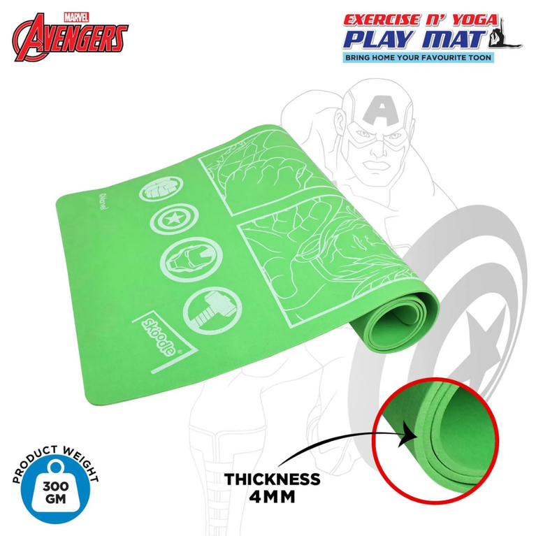 SKOODLE Kids Avengers Printed Anti Slip Mat