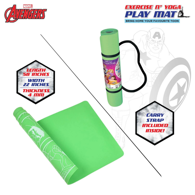 SKOODLE Kids Avengers Printed Anti Slip Mat