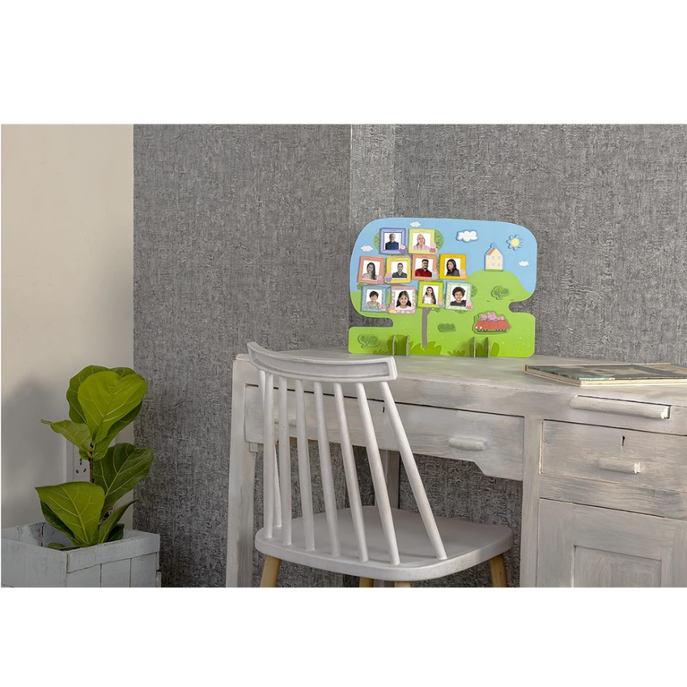Magna Magic Peppa Pig Magnetic Family Tree for Kids 3 Years and above White