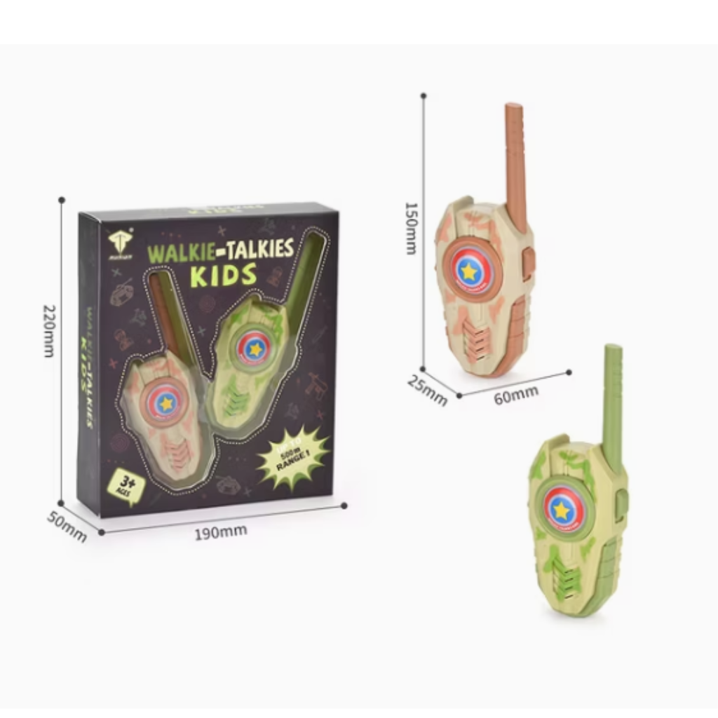 Walkie Talkie Toys for Kids 2 Way Radio 500m Long Distance Interactive Toy