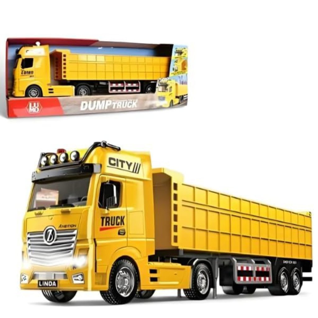 Nino's Big Dump Truck Toy with Lights & Sound